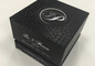 Boîte-cadeau noir mat de carton avec l'emballage crème facial cosmétique de bouteille de parfum de couvercles fournisseur